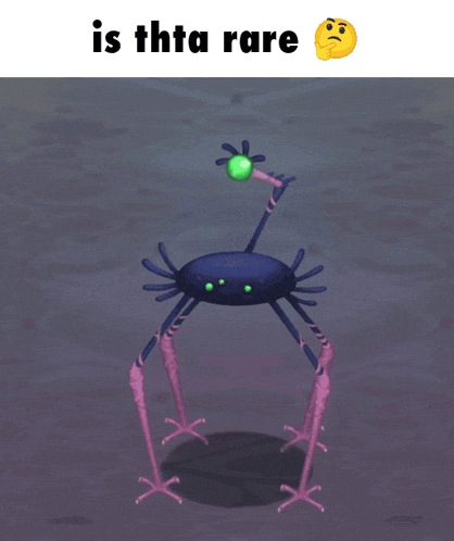 a picture of a cartoon character with the words " is thta rare " above it