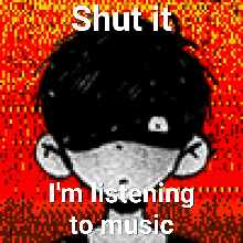 Shut It Music GIF - Shut It Music Omori GIFs
