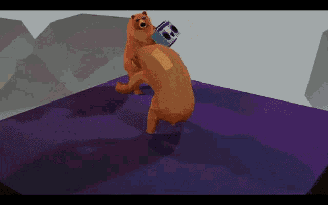 Bears Dancing Boom Box GIF - Bears Dancing Boom Box GIFs