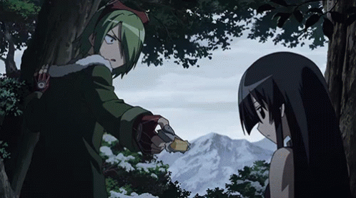 Lubbock Akame Ga Kill GIF - Lubbock Akame Ga Kill Offers Food GIFs