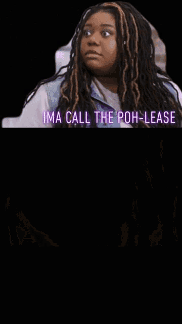 a woman with dreadlocks and a surprised look on her face