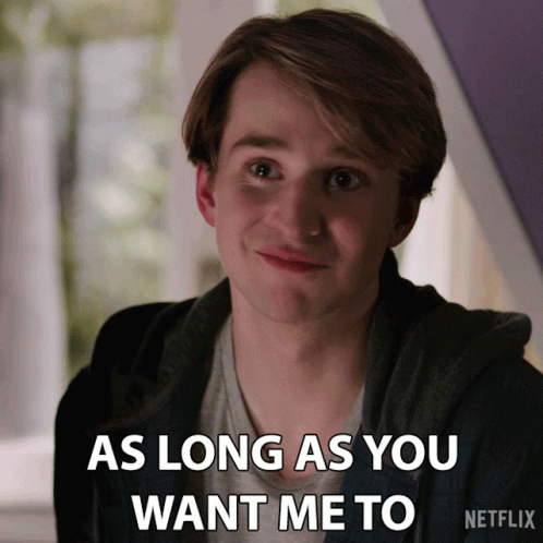 As Long As You Want Me To Ricky GIF - As Long As You Want Me To Ricky Virgin River GIFs