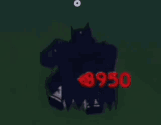 a silhouette of a person standing in the dark with the number 4950 in red .