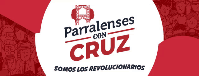 a poster that says parralenses con cruz on it
