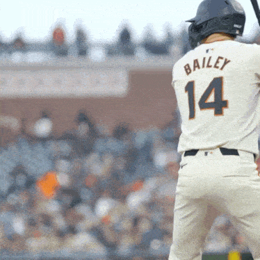 a baseball player with the name bailey on the back of his shirt