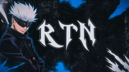 a picture of a man with a mask and the word rtn on it