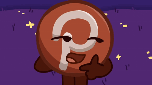 a cartoon character with a pinterest logo on his face