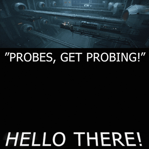 a poster that says probes get probing hello there