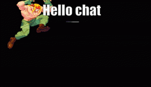 Hello Chat Street Fighter GIF - Hello Chat Street Fighter Alex GIFs
