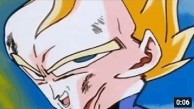 a close up of a cartoon character 's face with a countdown .