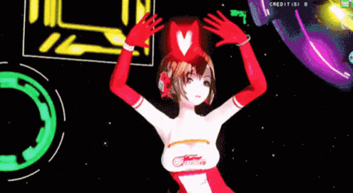 Meiko Vocaloid GIF - Meiko Vocaloid Heart GIFs