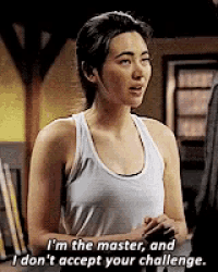 Colleen Wing I Dont Accept Your Challenge GIF