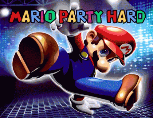 Mario Party Super Mario Party GIF - Mario Party Super Mario Party Party Hard GIFs