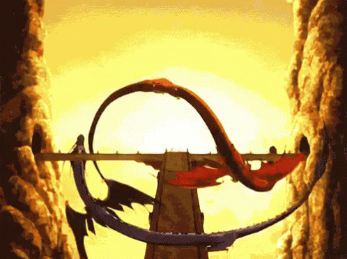 Twin Dragons - Avatar: The Last Airbender GIF - Avatar The Last Airbender Dragons Last Airbender GIFs