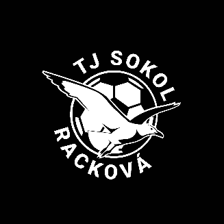 a black and white logo for tj sokol rackova