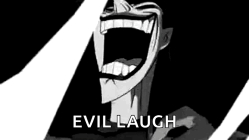 Evil Laugh Black And White Laugh GIF - Evil Laugh Black And White Laugh GIFs
