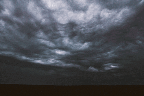 a stormy sky with a lot of clouds in it