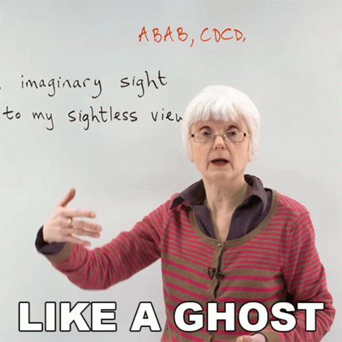 Like A Ghost Gill GIF - Like A Ghost Gill Learn English With Gill GIFs