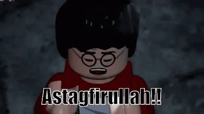 Astagfirullah GIF - Harry Potter Lego Kaget GIFs