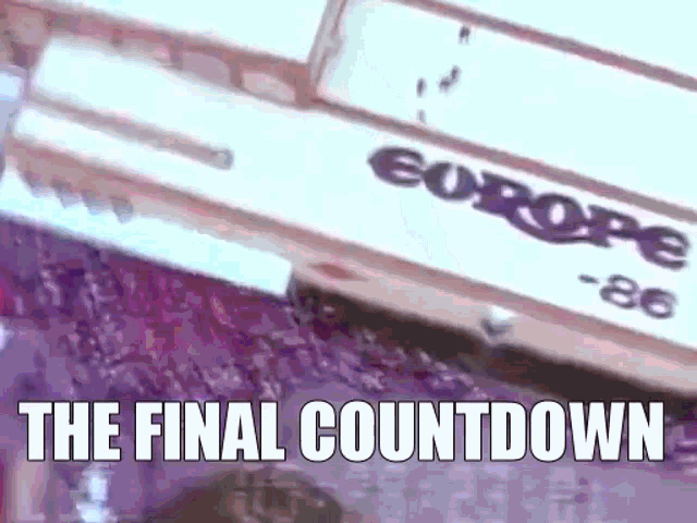 Europe Final Countdown GIF - Europe Final Countdown 1986 GIFs