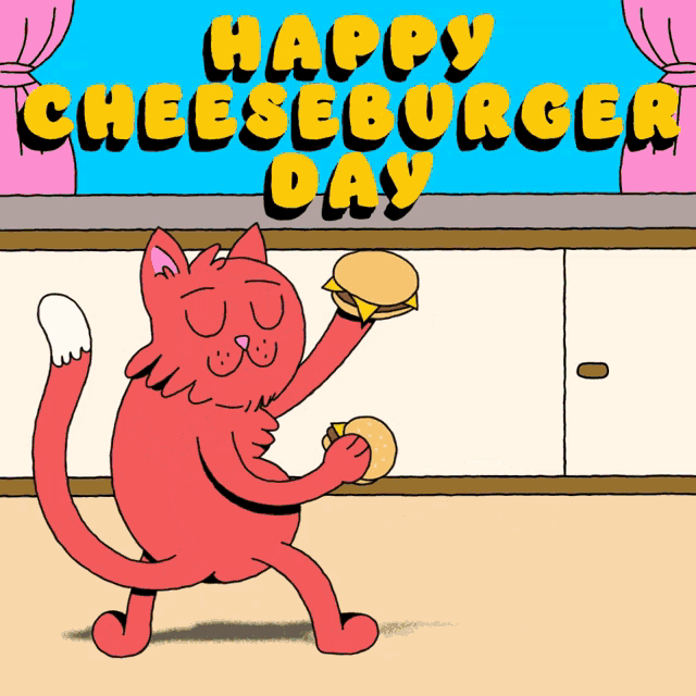 Cheeseburger Day Happy Cheeseburger Day GIF - Cheeseburger Day Happy Cheeseburger Day Its Cheeseburger Day GIFs