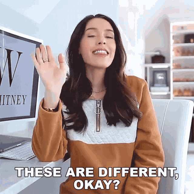 These Are Different Okay Shea Whitney GIF - These Are Different Okay Shea Whitney Its Different GIFs