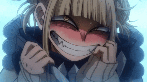 a close up of a cartoon character making a funny face