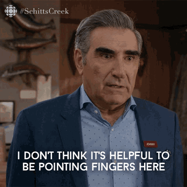 I Dont Think Its Helpful To Be Pointing Fingers Here Eugene Levy GIF - I Dont Think Its Helpful To Be Pointing Fingers Here Eugene Levy Johnny GIFs
