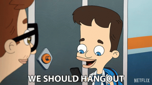 We Should Hangout And Whatev GIF - We Should Hangout And Whatev Hint GIFs