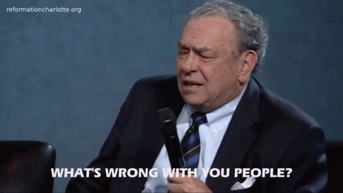 Rc Sproul Whats Wrong With You People GIF - Rc Sproul Whats Wrong With You People Talking GIFs