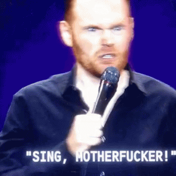 Stand Up Comedian Sing GIF - Stand Up Comedian Sing Mother Fucker GIFs