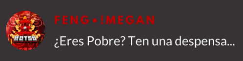 a red circle with feng megan written in red