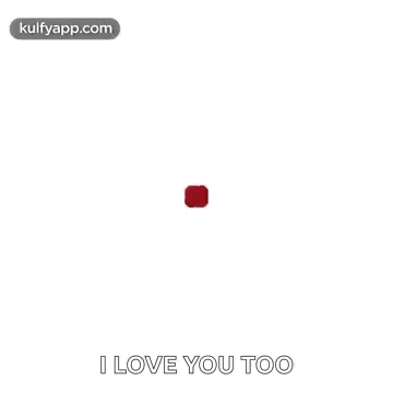 a happy day greeting card with hearts and the words `` i love you too ''