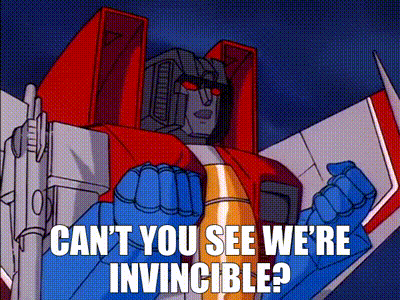 Transformers Starscream GIF - Transformers Starscream Cant You See Were Invincible GIFs