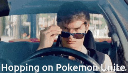 Pokemon Unite Baby Driver GIF