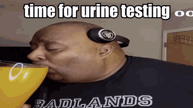 Urine Testing Badlandschugs GIF - Urine Testing Badlandschugs GIFs