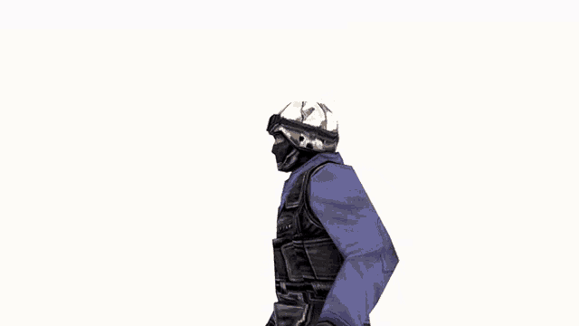 a police officer giving a thumbs up in a video game