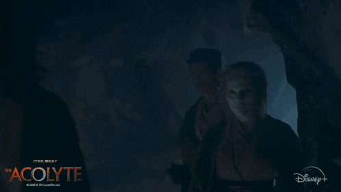 a movie poster for the acolyte star wars movie