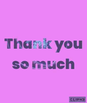 a pink background with the words " thank you so much "