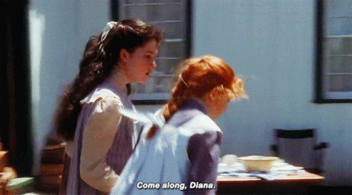 Tand Lo Anne Of Green Gables GIF - Tand Lo Anne Of Green Gables Dui Diana GIFs