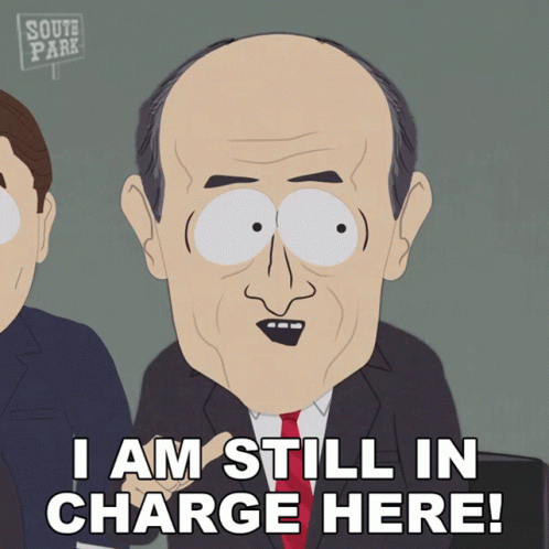 I Am Still In Charge Here Michael Chertoff GIF - I Am Still In Charge Here Michael Chertoff South Park GIFs