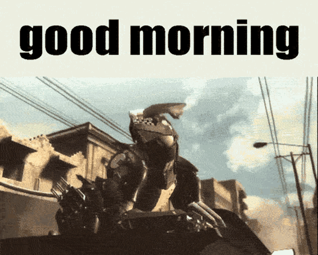Blade Wolf Metal Gear Rising GIF - Blade Wolf Metal Gear Rising Good Morning GIFs