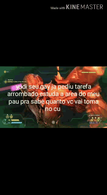 a screenshot of a video game with the words made with kinemaster at the bottom