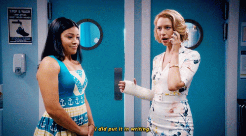Jane The Virgin Petra Solano GIF - Jane The Virgin Petra Solano I Did Put It In Writing GIFs