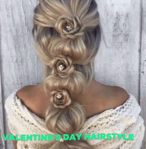 Valentines Day Hair Style GIF - Valentines Day Hair Style Give Away GIFs
