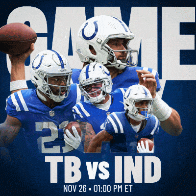 Indianapolis Colts Vs. Tampa Bay Buccaneers Pre Game GIF - Nfl National Football League Football League GIFs