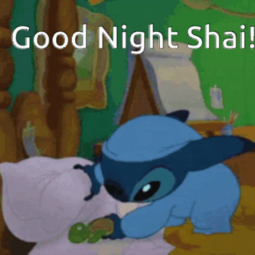 Good Night Good Night Stitch GIF - Good Night Good Night Stitch Good Night Shai GIFs