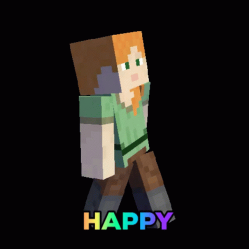 Alex Minecraft GIF - Alex Minecraft Happy GIFs
