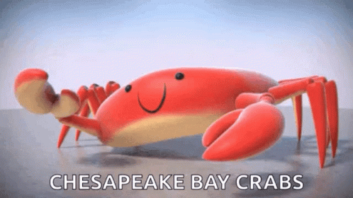 Chesapeake Bay Crabs Crabs GIF - Chesapeake Bay Crabs Crabs Dancing Crab GIFs