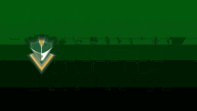 a green and yellow logo with the letter f in the middle